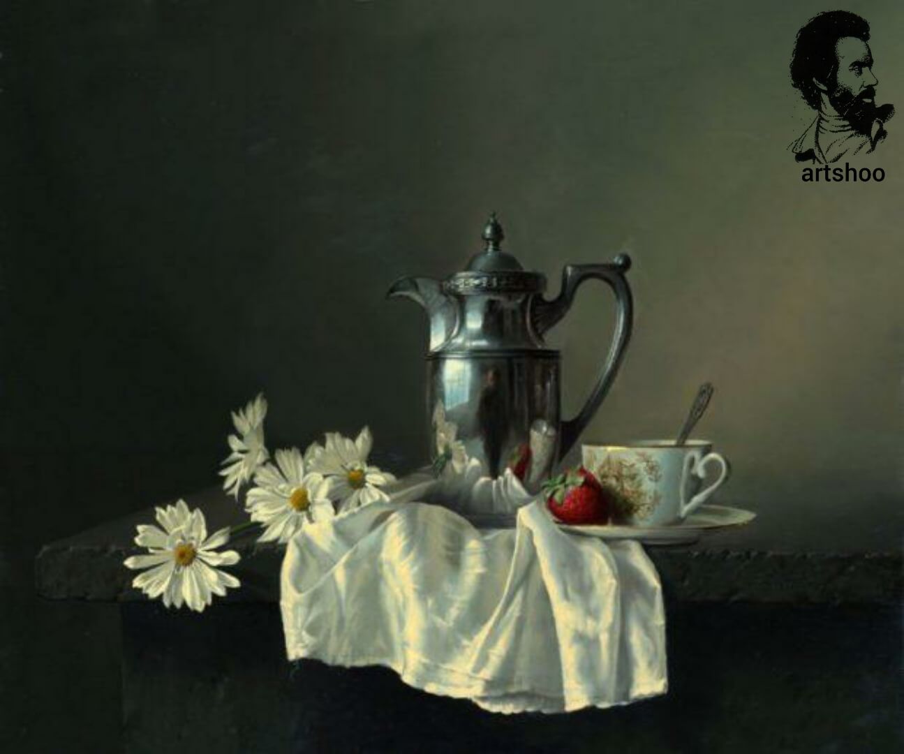 آموزش نقاشی رنگ روغن